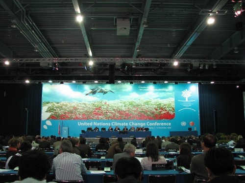 one of the two plenary halls